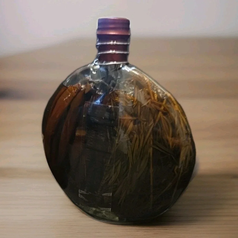 2x VTG Shonfeld's Vegetable Infused Vinegar Glass Bottles For Kitchen Decor Only